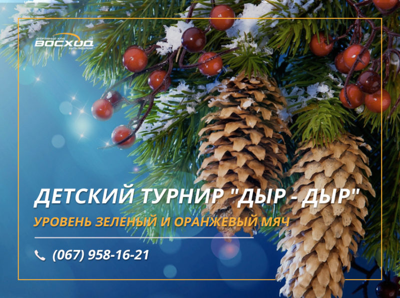 Детский новогодний мини-турнир "Дыр-Дыр"