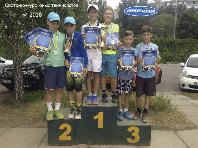 Смотр-конкурс юных теннисистов 2018